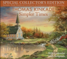 Thomas Kinkade Collector's Scripture Edition 2026 Deluxe Wall Calendar + Print - 9781524896843