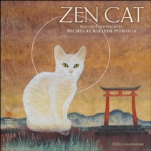 Zen Cat 2026 Wall Calendar : Paintings and Poetry by Nicholas Kirsten-Honshin - 9781524899158