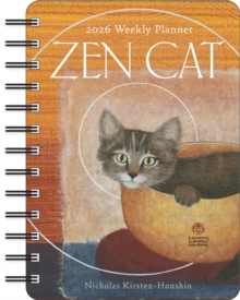 Zen Cat 2026 Weekly Planner Calendar - 9781524899301
