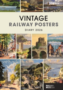 Vintage Railway Posters National Railway Museum A5 Diary 2026 - 9781529846805