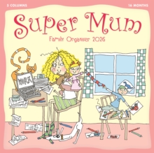 Super Mum Kim Nash Planner Wall Calendar - 9781529848274