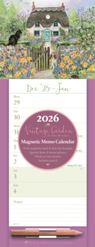 Vintage Garden Weektoview Magnetic Calen - 9781529849172