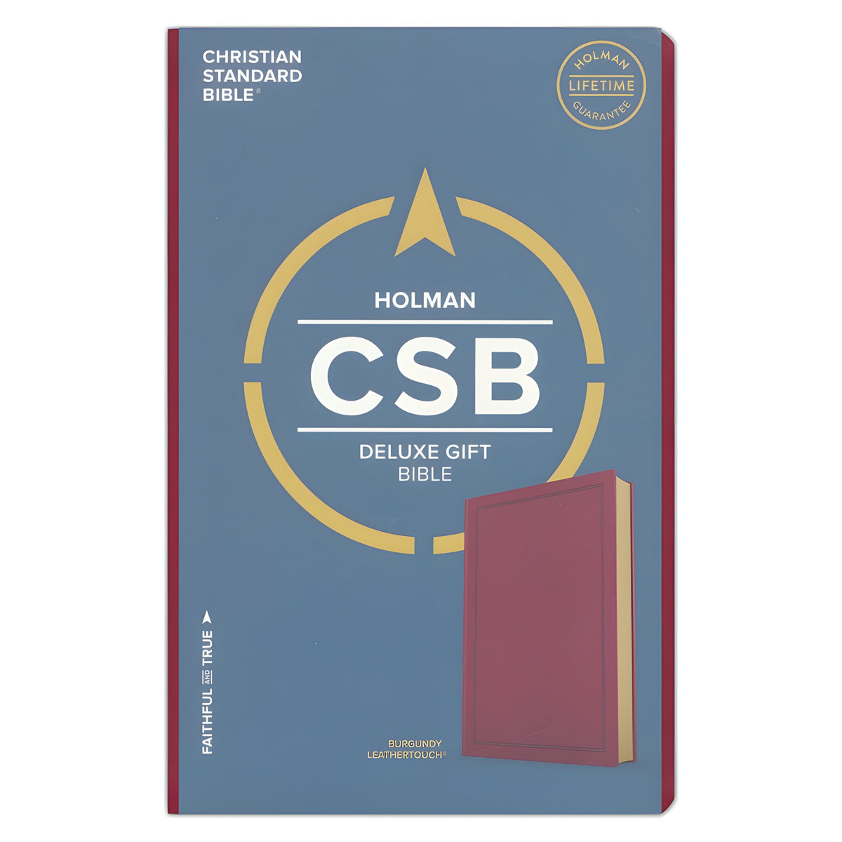 CSB Deluxe Gift Bible Burgundy (Imitation Leather)
