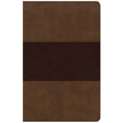 KJV Personal Size Reference Bible Large Indexed Saddle Brown (Imitation Leather)