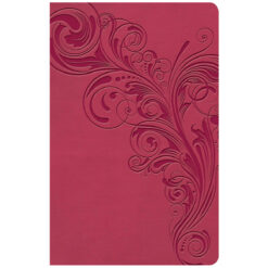 KJV Personal Size Reference Bible Large Print Indexed Pink (Imitation Leather)