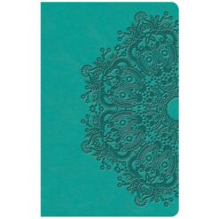 KJV Personal Size Reference Bible Large Print Indexed Teal (Imitation Leather)