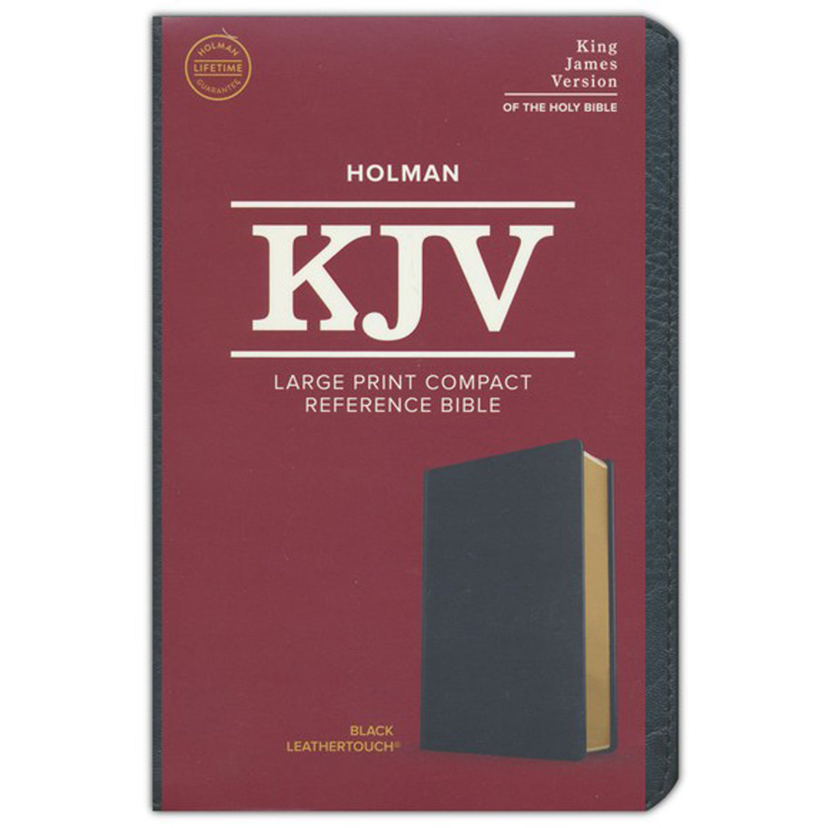 KJV Compact Reference Bible Large Print Black (Imitation Leather)
