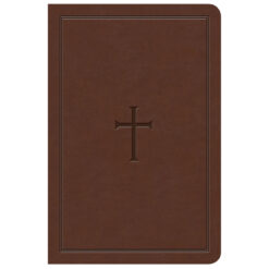 KJV Compact Reference Bible Large Print Brown (Imitation Leather)