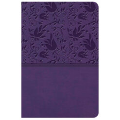 KJV Compact Reference Bible Large Print Purple (Imitation Leather)