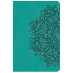 KJV Compact Reference Bible Large Print Teal (Imitation Leather)