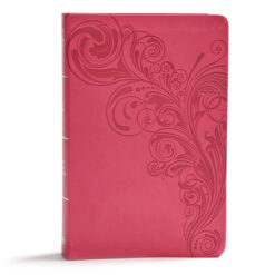 KJV Reference Bible Giant Print Indexed Pink (Imitation Leather)