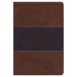 KJV Reference Bible Super Giant Print Saddle Brown (Imitation Leather)