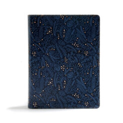 CSB Study Bible Indexed Navy (Imitation Leather)
