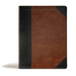 CSB Tony Evans Study Bible Indexed Black / Brown (Imitation Leather)