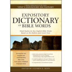 Expository Dictionary Of Bible Words (Hardcover)