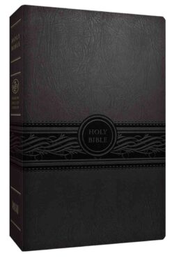 MEV Personal Size Large Print Bible Charcoal (Hardcover)