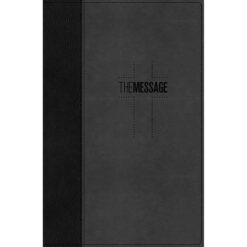 The Message Deluxe Gift Bible Black / Slate (Imitation Leather)