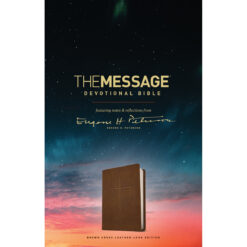 The Message Devotional Bible Brown (Imitation Leather)