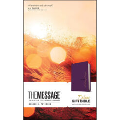 The Message Deluxe Gift Bible Purple (Imitation Leather)