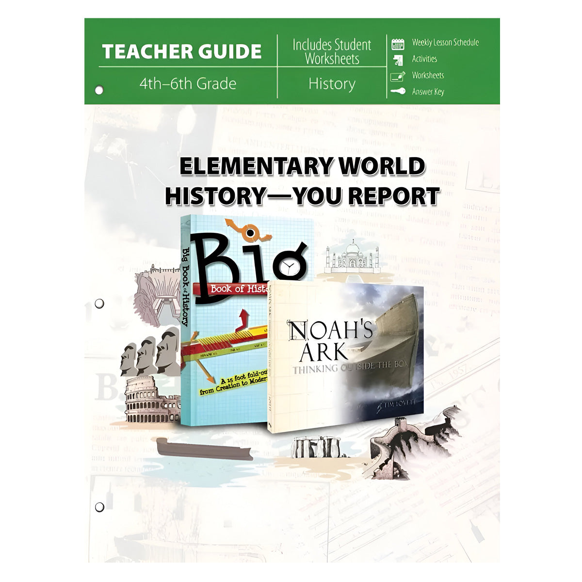Elementary World History: You Report! Teacher Guide (Paperback)