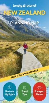 Lonely Planet New Zealand Planning Map - 9781787016040