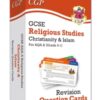 GCSE AQA A Religious Studies: Christianity & Islam Revision Question Cards