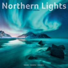 Northern Lights Calendar 2026 Square Travel Wall Calendar - 16 Month