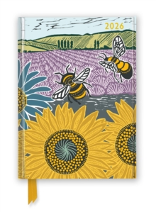 Kate Heiss: Sunflower Fields 2026 Luxury Diary Planner - Page to View with Notes - 9781835624654