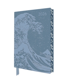 Katsushika Hokusai: The Great Wave 2026 Artisan Art Vegan Leather Diary Planner - Page to View with Notes - 9781835624777