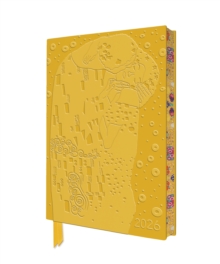 Gustav Klimt: The Kiss 2026 Artisan Art Vegan Leather Diary Planner - Page to View with Notes - 9781835624807