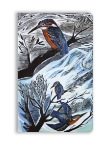 Angela Harding: Suffolk Kingfishers (Soft Touch Journal)