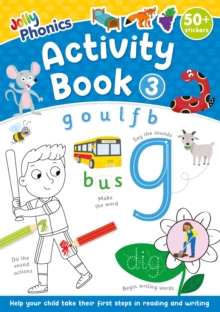 Jolly Phonics Activity Book 3 : in Precursive Letters (British English edition)