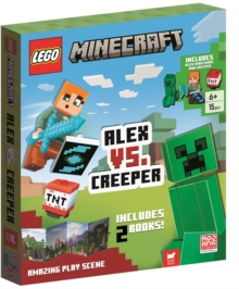 LEGO® Minecraft®: Alex vs. Creeper (with Alex minifigure, Creeper minibuild, LEGO pieces, 2 books and fold-out play scene) - 9781837250943