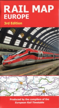 Rail Map Europe : 3rd Edition, 3rd revision with minor amendments - 9781838408008