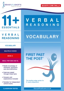 11+ Essentials Verbal Reasoning: Vocabulary Book 3 - 9781912364640