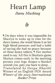 Heart Lamp: Winner of the 2025 International Booker Prize