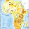 CHART: PHYSICAL MAP OF AFRICA A1