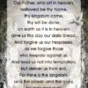 CHART: LORD'S PRAYER (OUR FATHER) A2 - FLAT