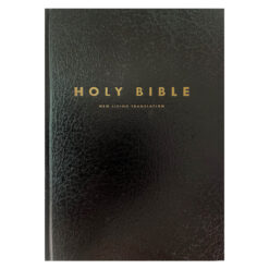 NLT Black Hardcover Bible Large Print