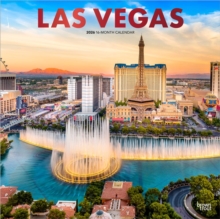 Las Vegas 2026 Square Flap Foil Calendar - 9798330704347