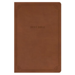 NASB Brown Imitation Leather Value Edition Thinline Bible Large Print