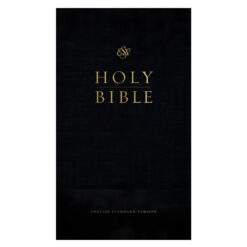 ESV Black Hardcover Church Bible Large Print