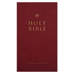 ESV Burgundy Hardcover Church Bible Large Print