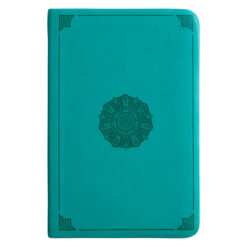 ESV Turquoise Emblem Design Imitation Leather Value Compact Bible