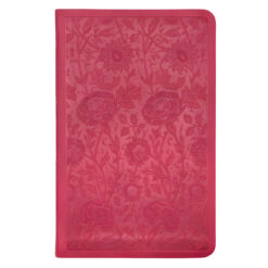 ESV Raspberry Floral Design Imitation Leather Value Compact Bible