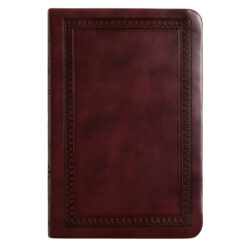 ESV Mahogany Border Design Imitation Leather Value Compact Bible