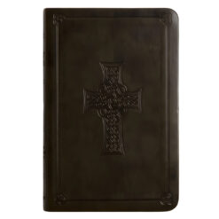 ESV Olive Celtic Cross Design Imitation Leather Value Compact Bible