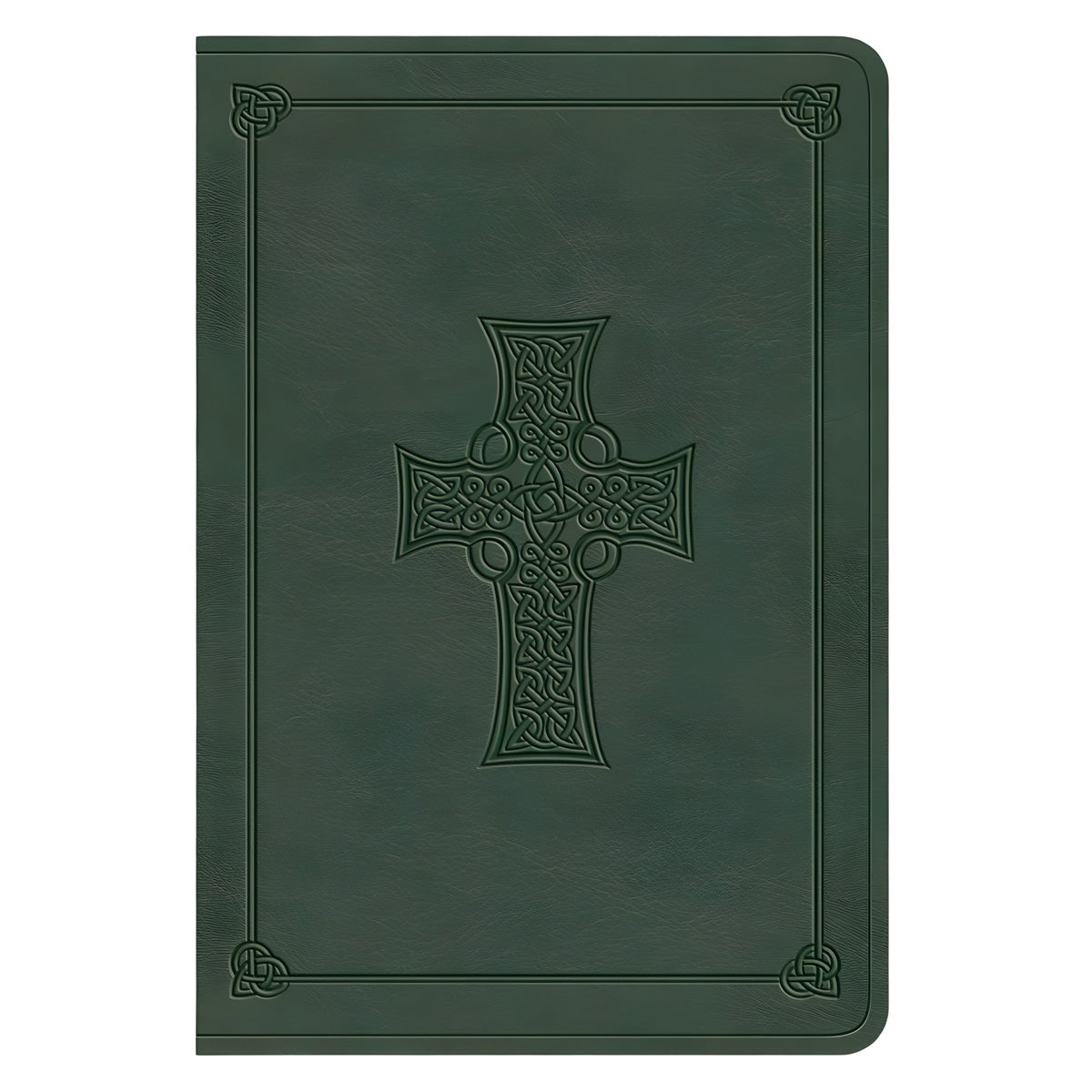 ESV Quiet Forest Celtic Cross Design Imitation Leather Value Compact Bible Large Print