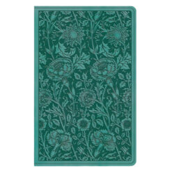 ESV TruTone Teal Floral Design Imitation Leather Premium Gift Bible