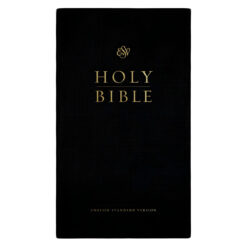 ESV Black Hardcover Church Bible Red Letter Large Print